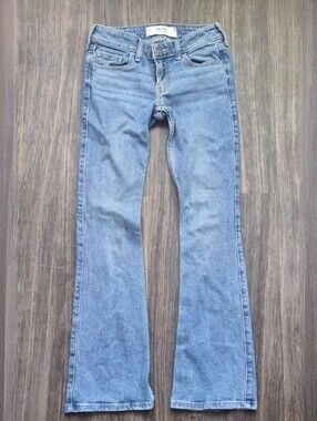 HOLLISTER Low Rise Bootcut Denim Jeans 000 23